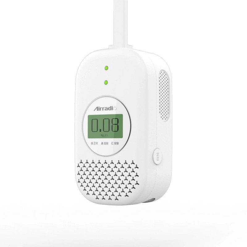 OEM 1.5W Gas Alarm Detector Dual Sensor Smoke Alarm With Carbon Monoxide